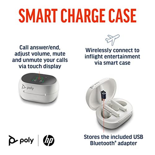 POLY Voyager Free 60+ Teams écouteurs BlueTooth Blanc USB-C