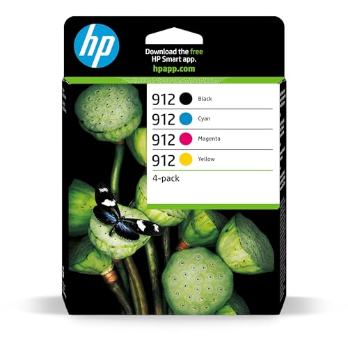 HP 912 CMYK Original Ink Cartridge 4-Pack