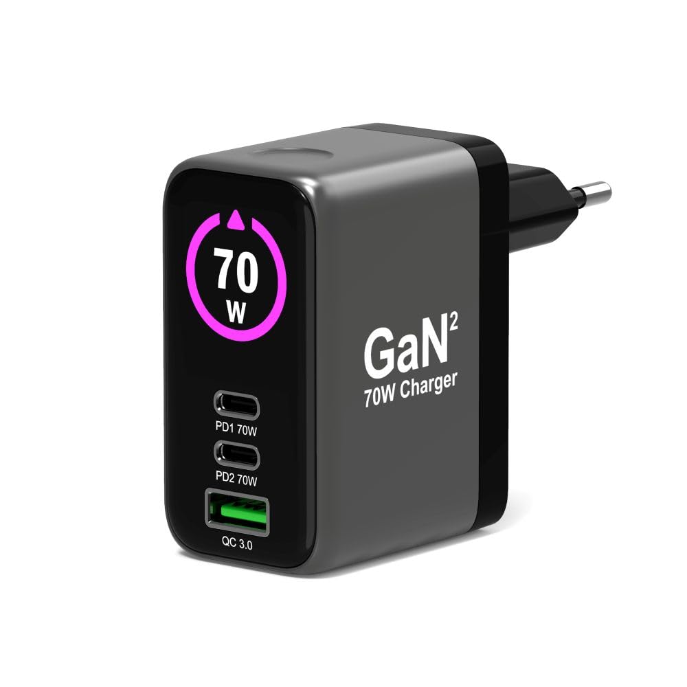PORT DESIGNS Wall Charger Type-C PD 140W GaN PD 3.1 for MacBook PRO C to C Cable 2m EU