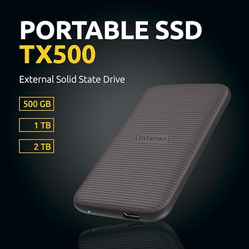 INTENSO SSD Externe TX500 500 Go