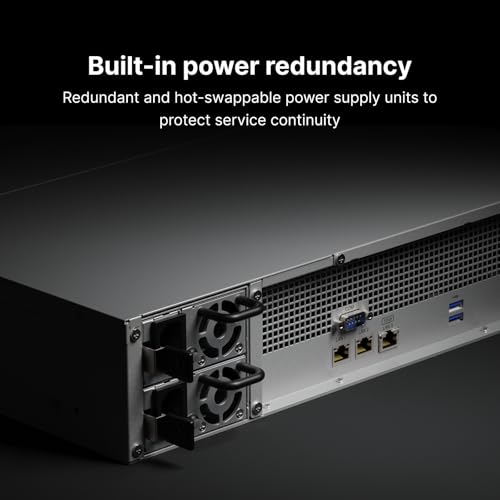 SYNOLOGY RS2423RP+ 12-BAY Rackstation AMD Ryzen Embedded V1780B QUAD CORE 8Go RAM HDD/SSD Only