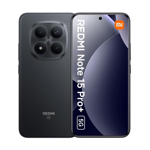 Xiaomi Redmi Note 15 Pro+ 5G (6.83'' - 256 Go, 8 Go RAM) Noir