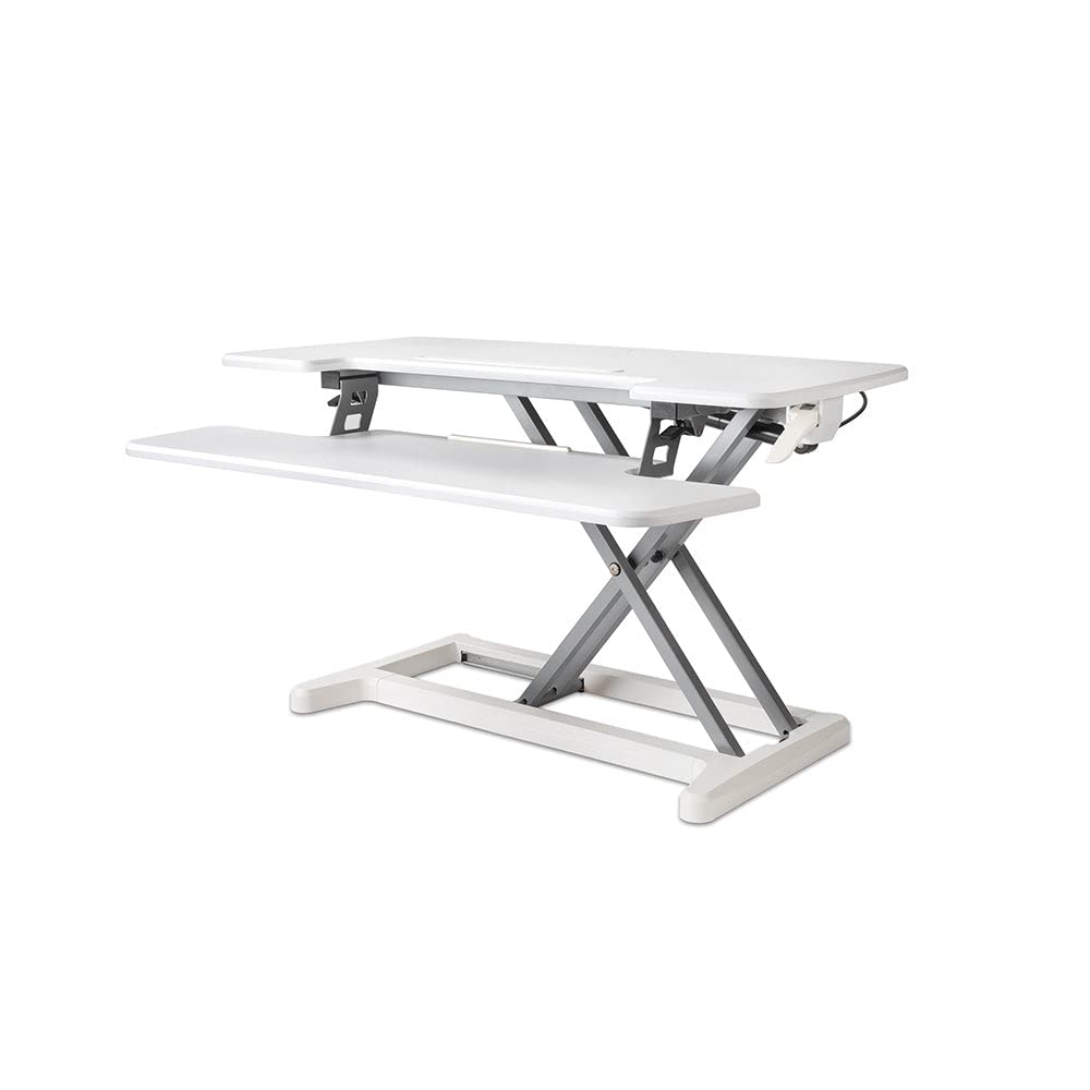 BAKKERELKHUISEN Support bureau assis-debout Riser 2 Blanc