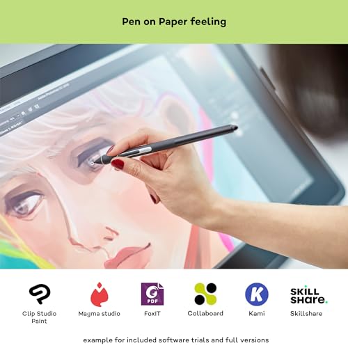 WACOM Écran interactif Cintiq 22 - Écran LCD 21.5" + Stylet Pro Pen 2 - Noir