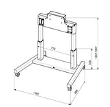 VOGEL S Support sur roulettes PFTE 7112 motorisé