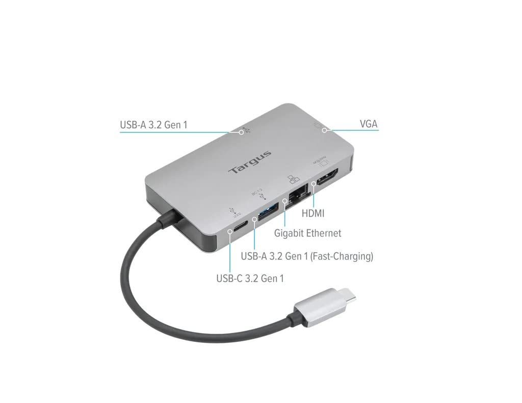 TARGUS USB-C Single Video 4K hdmi/VGA Dock 100W power pass through