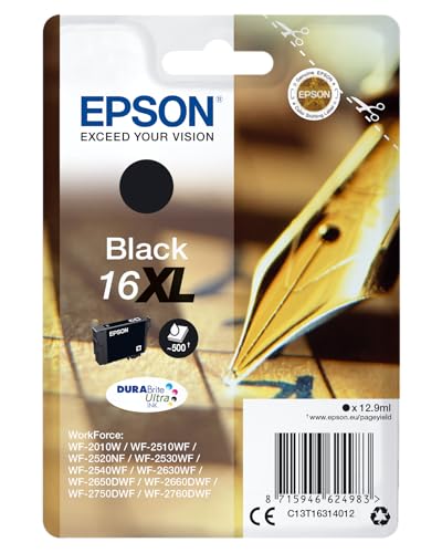 Cartouche EPSON C13T16314012 16XL - Noir