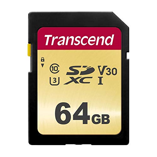 TRANSCEND Carte SDXC UHS I 500S Class 10 64 Go
