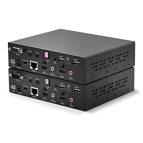 LINDY 100m Cat.6 Dual Head HDMI USB & RS232 Extender
