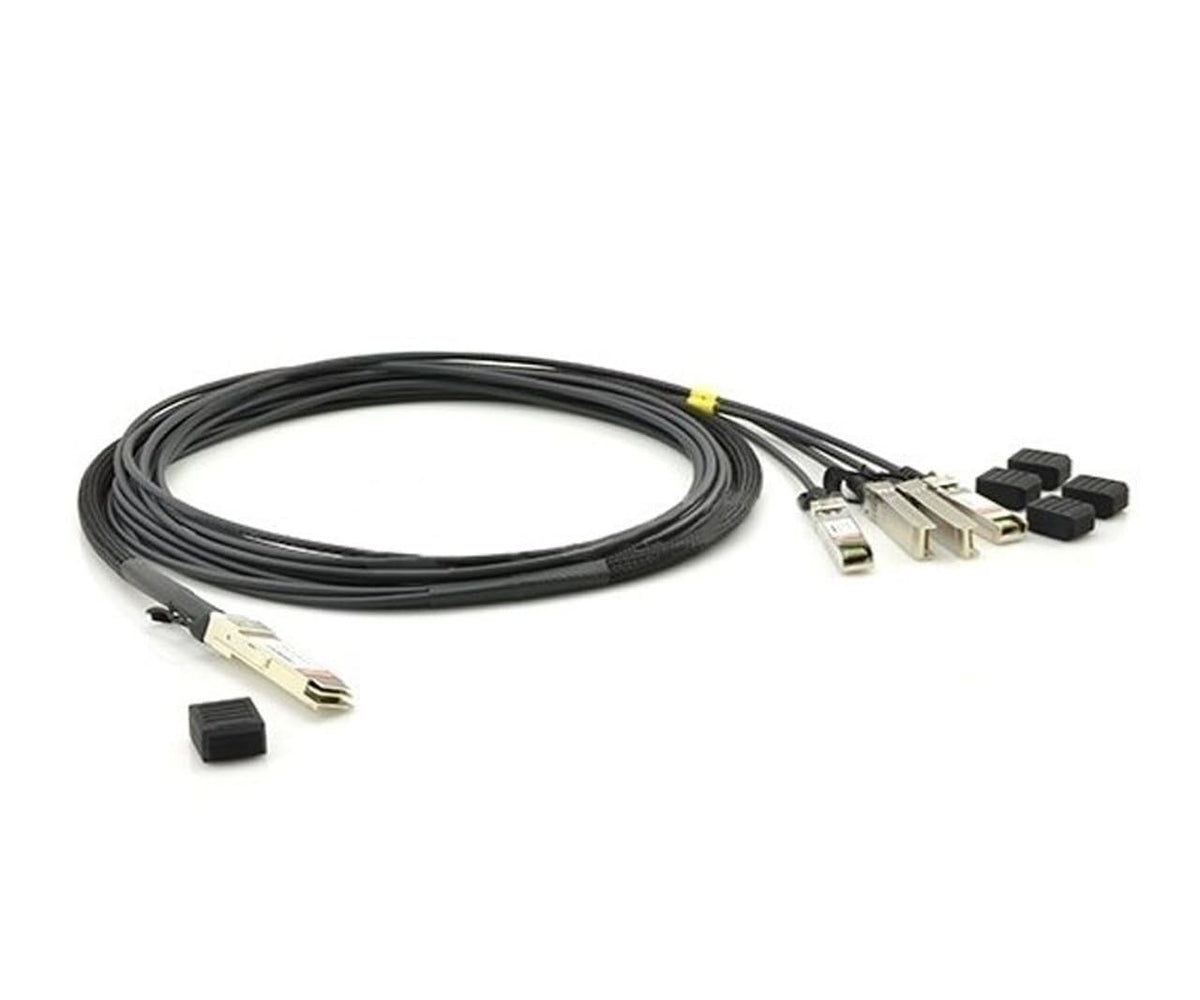 Passive copper split cable IB twin port