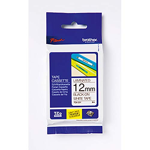 Tape/9mm black on white f P-Touch TZE