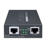 PLANET 1-Port 10/100TX Ethernet over Émetteur et récepteur réseau Noir