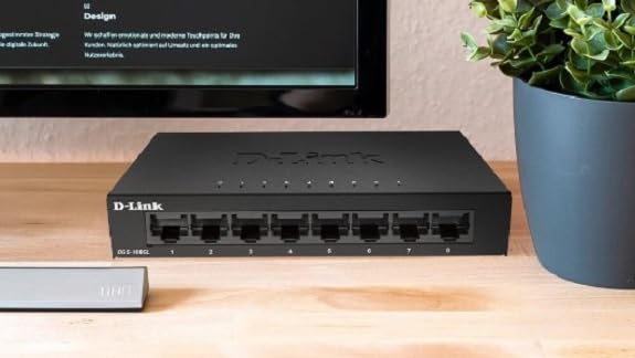 D-LINK 8-Port Layer2 Gigabit Light Switch without IGMP