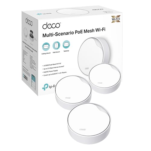 TP-LINK DECO X50-PoE(3-PACK) Kit MESH WiFi 6 AX3000