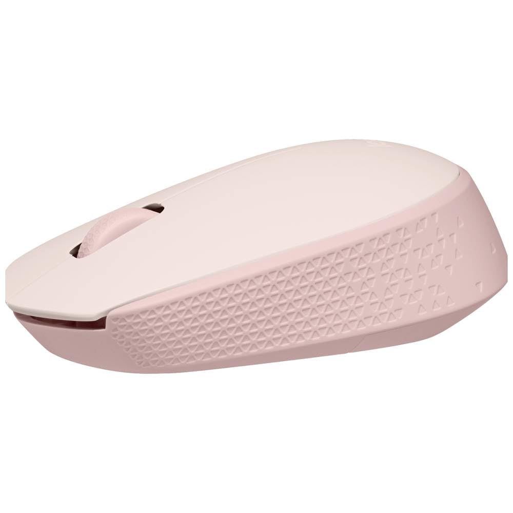 LOGITECH M171 Mouse right and left-handed optical 3 buttons wireless 2.4 GHz USB wireless receiver pink