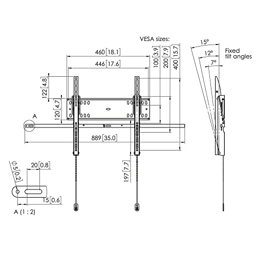 PFW 4510 Display Wall Mount Tilt