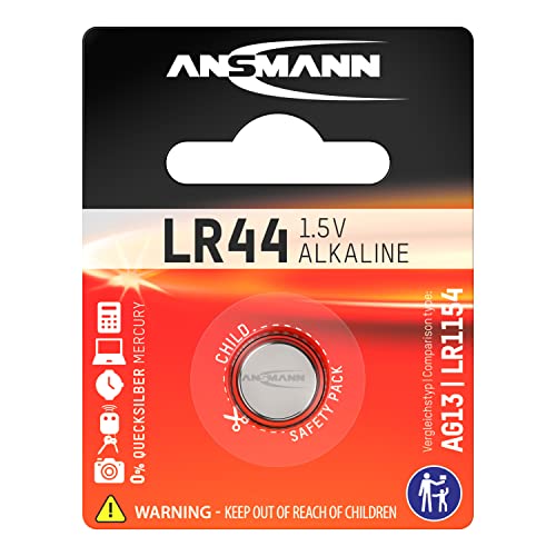 ANSMANN Piles alcalines 5015303 LR44 blister de 1