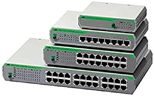 ALLIED 8-port 10/100TX unmanaged switch with internal PSU EU Power Cord