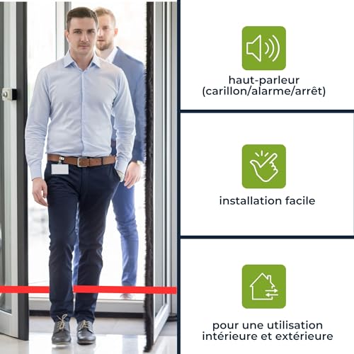 Detecteur de passage infra-rouge avec sonnerie