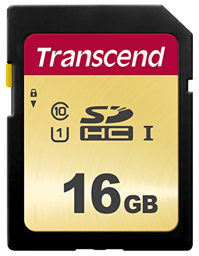 TRANSCEND Carte SDHC UHS I 500S Class 10 16 Go