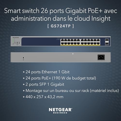 24P GE POE+SMART SWITCH