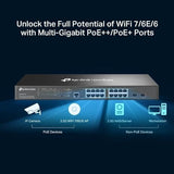 TP-LINK SG3218XP-M2 Switch Niv.2 16P 2,5G dont 8 PoE+ & 2 SF
