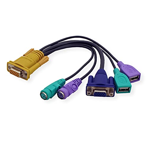 ATEN CS1716A-AT-G commutateur écran, clavier et souris Grille de montage Noir