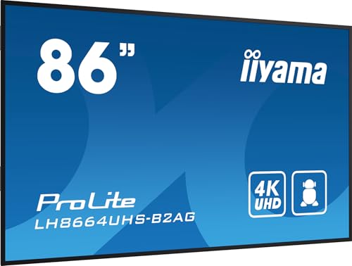 IIYAMA- Afficheur professionnel 86   LH8664UHS-B2AG