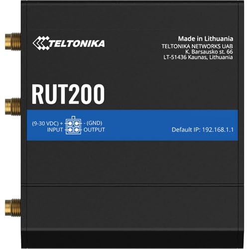 TELTONIKA NETWORKS RUT200 4G/LTE/3G/2G WiFi router