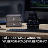 SANDISK Professional G-DRIVE PRO 4To 3.5p Thunderbolt 3 7200TPM USB-C 5Gbps Enterprise-Class Desktop Drive - Space Grey