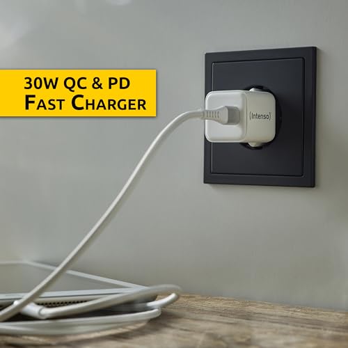 CHARGEUR SECTEUR USB TYPE C 30 W AVEC CORDON 1,5 M