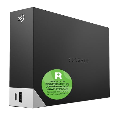 SEAGATE One Touch Desktop HUB 12To USB-C USB 3.0 compatible with Windows/Mac