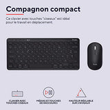 TRUST Pack clavier & souris sans fil LYRA Bluetooth - noir (FR)