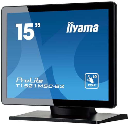 15" PCAP Bezel Free Front 10P Touch 1024