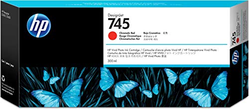 HP 745 original Ink cartridge F9K06A Chromatic Red 300 ml