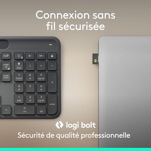LOGITECH Slim Solar+ for Business - Graphite - (FR)