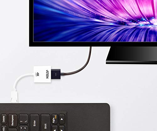 ATEN VC986B-AT câble vidéo et adaptateur Blanc