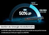 Samsung 990 PRO M.2 1000 Go PCI Express 4.0 V-NAND MLC NVMe