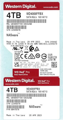 WD Red Pro 4To 6Gb/s SATA HDD 3.5p