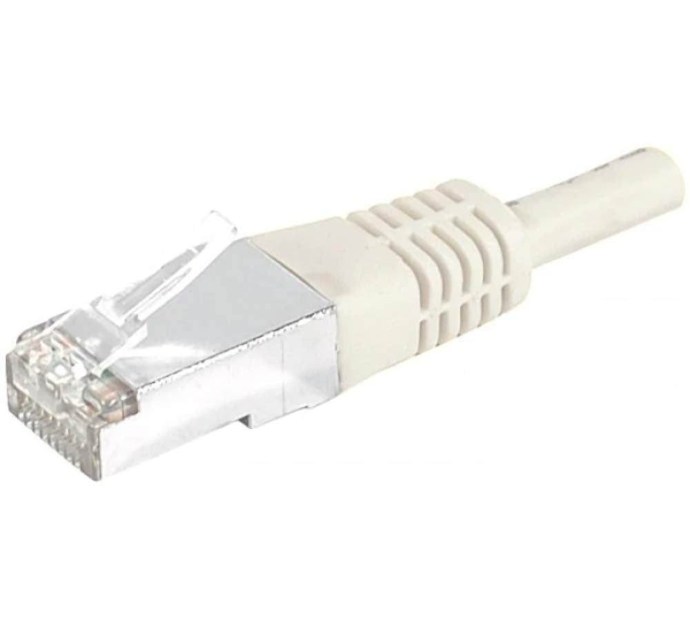 Cordon RJ45 catégorie 6 S/FTP gris - 10 m