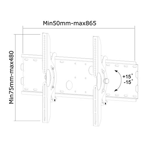 NEOMOUNTS PLASMA-W200 Support pour écran mural 37-85p - inclinable
