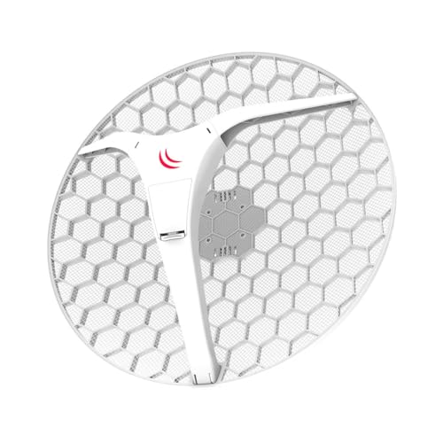 Mikrotik LHG XL 5 ac 4pack (LHG XL 5 ac with 27dBi 5GHz antenna, Dual Chain 802.11ac wireless, 716MHz CPU, 256MB RAM, 1x Gigabit LAN, POE, PSU, RouterOS L3) – a