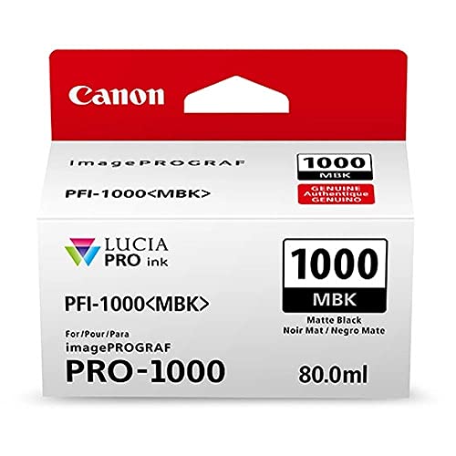 Ink/PFI-1000 Cartridge Matte BK