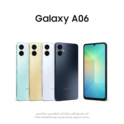 Samsung A065F/DS Galaxy A06 (6.7'' - 128 Go, 4 Go RAM, No EU, garantie 2 ans par HEM) Or