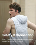 SHOKZ Casque sans-fil à conduction osseuse OpenMove - Bluetooth - Gris