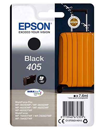 EPSON 4LB Singlepack Black 405 DURABrite Ultra Ink