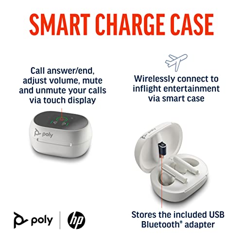 POLY Voyager Free 60+ UC écouteur+boite tactile Blanc USB-C
