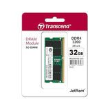 TRANSCEND 32Go JM DDR4 3200Mhz SO-DIMM 2Rx8 2Gx8 CL22 1.2V