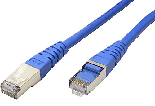 DEXLAN Cordon RJ45 catégorie 6A F/UTP bleu - 5 m