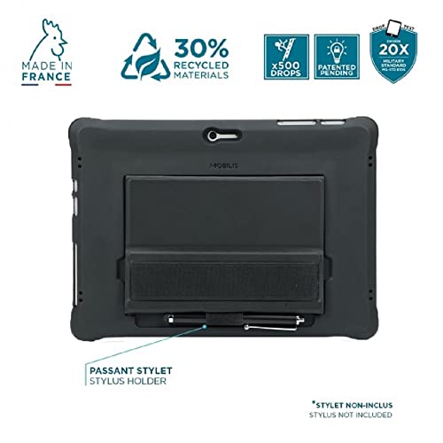 MOBILIS Coque avec Trépied + Patte de saisie Protech pour IPad 10.2  - Noir